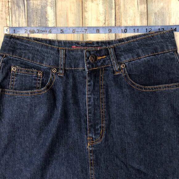 Long Denim Jeans Skirt 8 - Picture 5 of 7